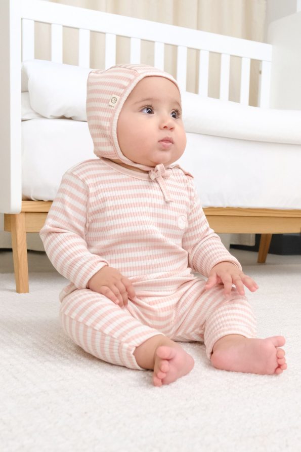 Organic Cotton Modal Pink Baby Set