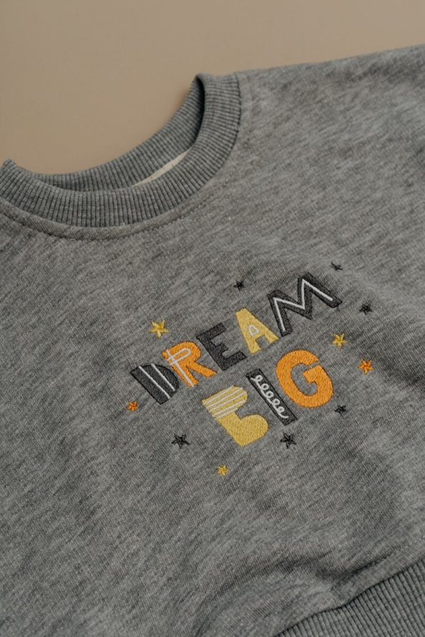 Luna Kids Collection Embroidered Baby & Kids Sweatshirt and Pants Set
