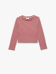 Girl Ribbed Striped T-Shirt