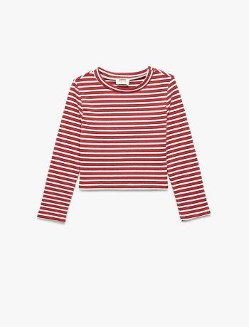 Girl Ribbed Striped T-Shirt