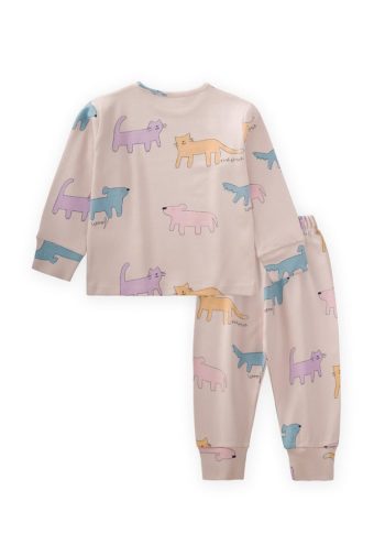 Patterned Seasonal Pajama Set for Ages 1-7