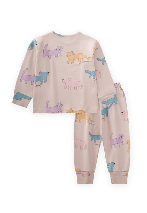 Patterned Seasonal Pajama Set for Ages 1-7