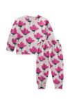 Patterned Pajama Set for Ages 2-10 - Tulip Design