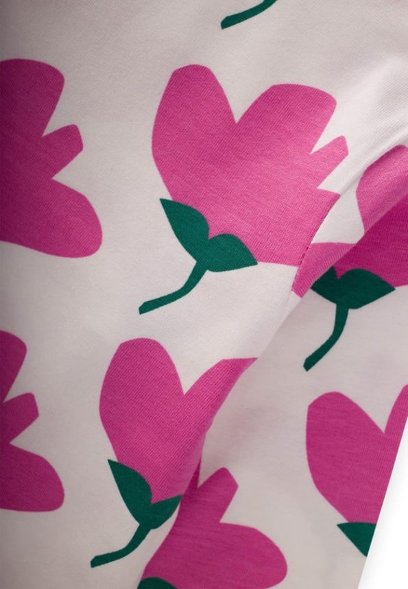 Patterned Pajama Set for Ages 2-10 - Tulip Design