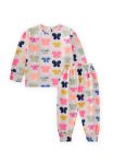 Butterfly Pattern Pajama Set for Ages 2-10
