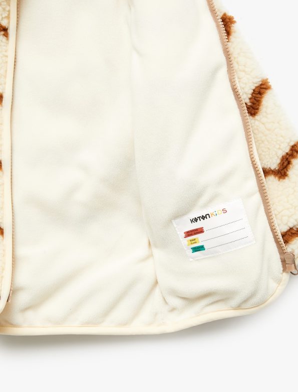 Girls' Long Sleeve Printed Polar Jacket