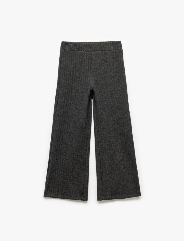Girls' Baby Elastic Waist Viscose Blend Basic Leggings