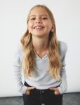 Girl V Neck T-Shirt