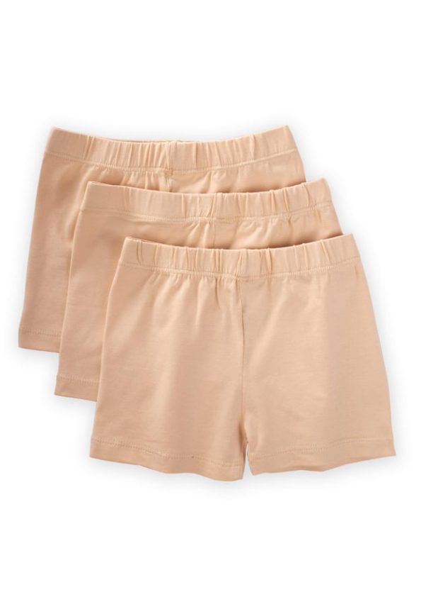 Triple Girls Boxer Set 2-9 Years Light Salmon