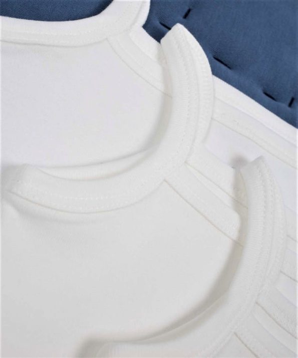 Girls' Three-Pack Cream Tank Tops
