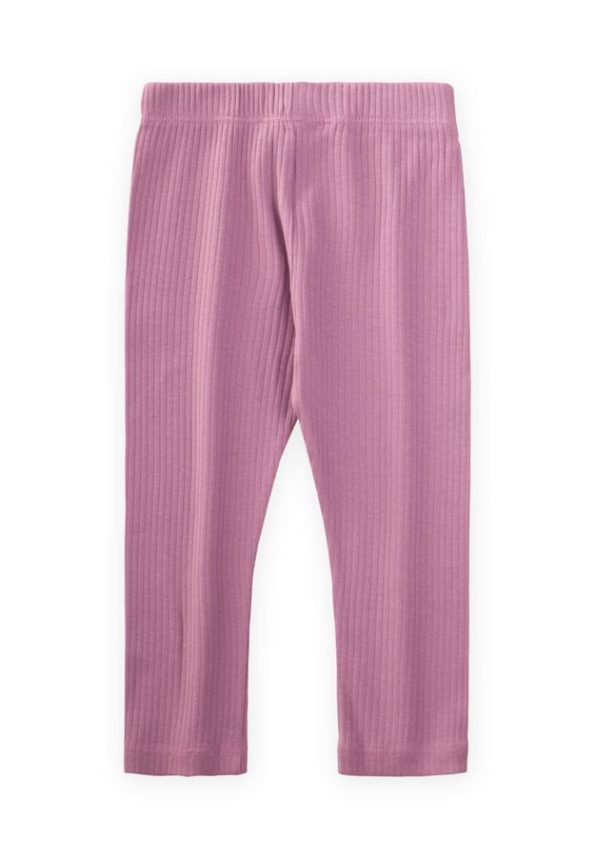Ribbed Leggings for Ages 0-5 in K. Fuchsia