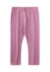 Ribbed Leggings for Ages 0-5 in K. Fuchsia
