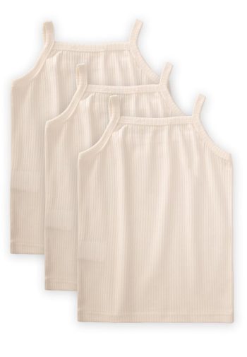 Triple Strap Tank Top for Ages 2-9 in Beige