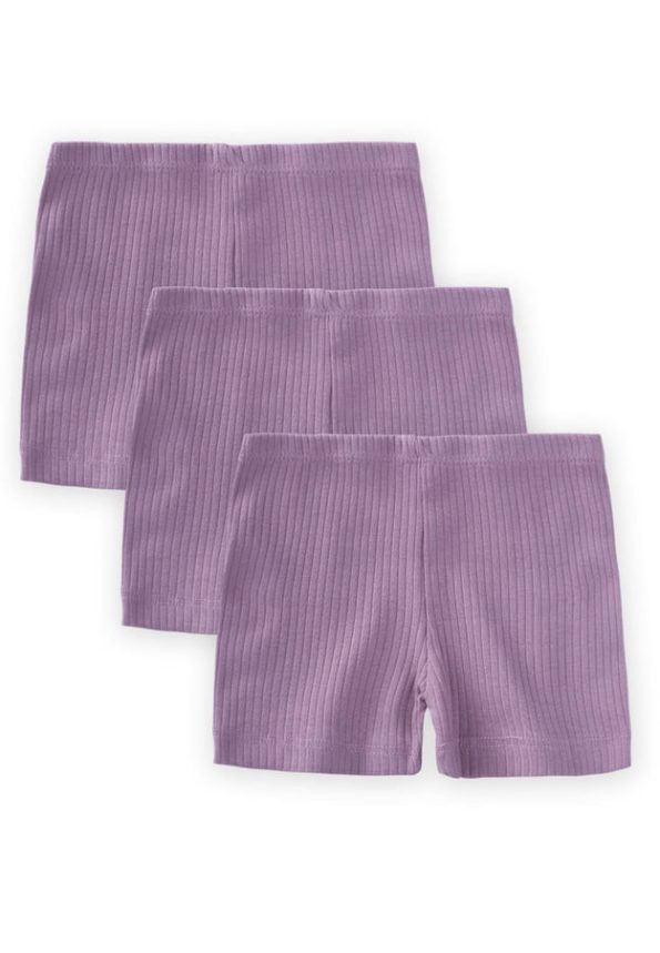 Basic Lilac Shorts for Ages 2-9