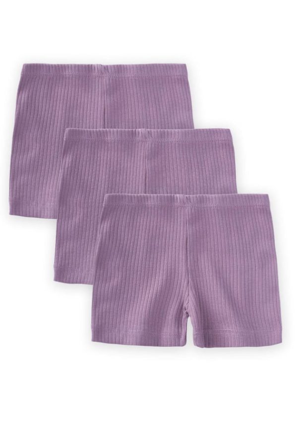 Basic Lilac Shorts for Ages 2-9