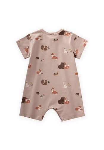 Animal Print Romper for Ages 0-4