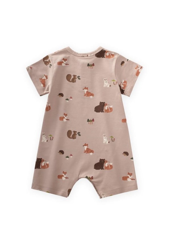 Animal Print Romper for Ages 0-4