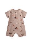 Animal Print Romper for Ages 0-4