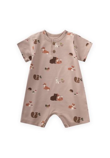 Animal Print Romper for Ages 0-4