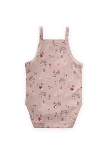Strap Bodysuit 0-3 Years Powder Pink