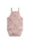 Strap Bodysuit 0-3 Years Powder Pink