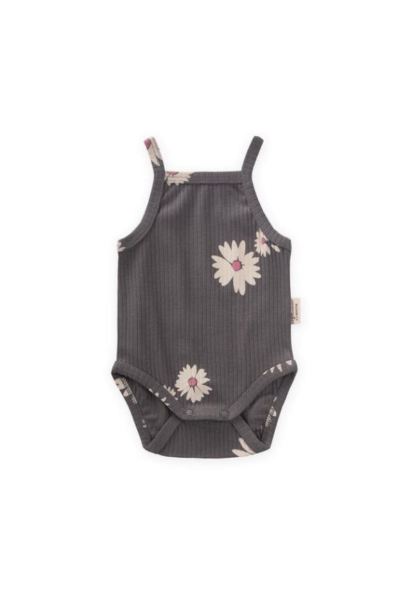 Sleeveless Bodysuit 0-3 Years Grey