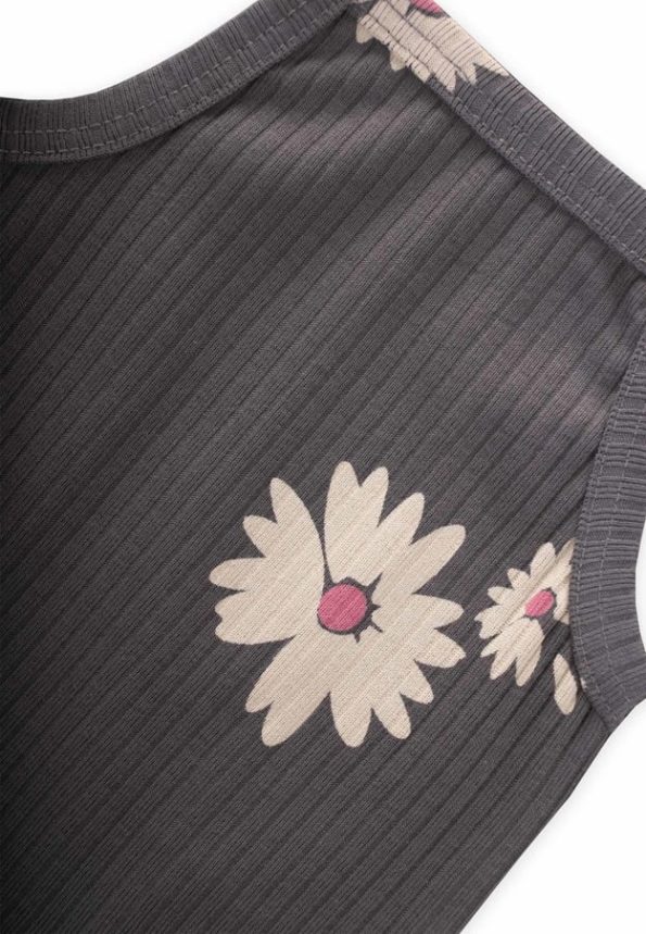 Sleeveless Bodysuit 0-3 Years Grey
