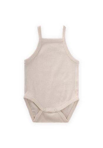 Strap Bodysuit 0-3 Years Beige