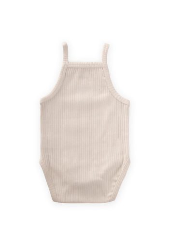 Strap Bodysuit 0-3 Years Beige
