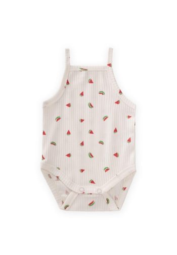 Strappy Bodysuit 0-3 Years Watermelon Print