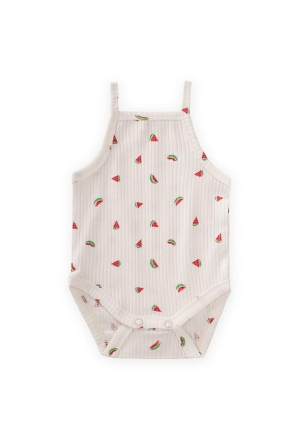 Strappy Bodysuit 0-3 Years Watermelon Print
