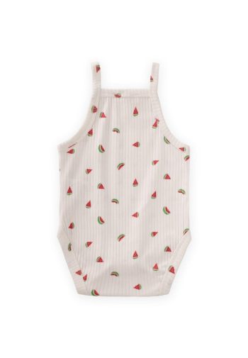 Strappy Bodysuit 0-3 Years Watermelon Print