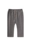 Faux Button Baby Tracksuit 0-3 Years Grey Melange