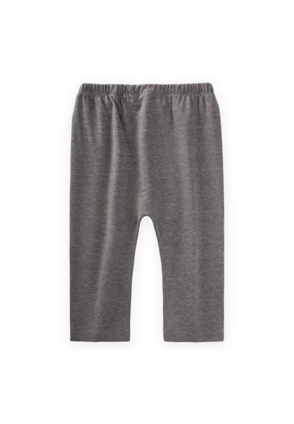 Faux Button Baby Tracksuit 0-3 Years Grey Melange