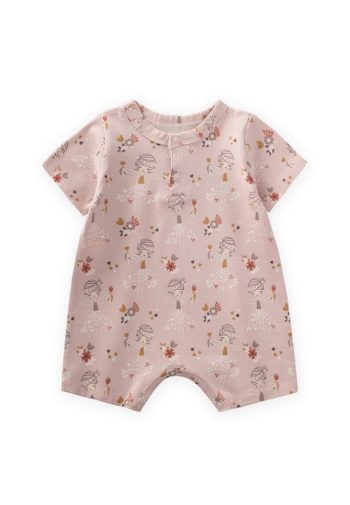 Patterned Baby Romper 0-3 Years Fairy Design