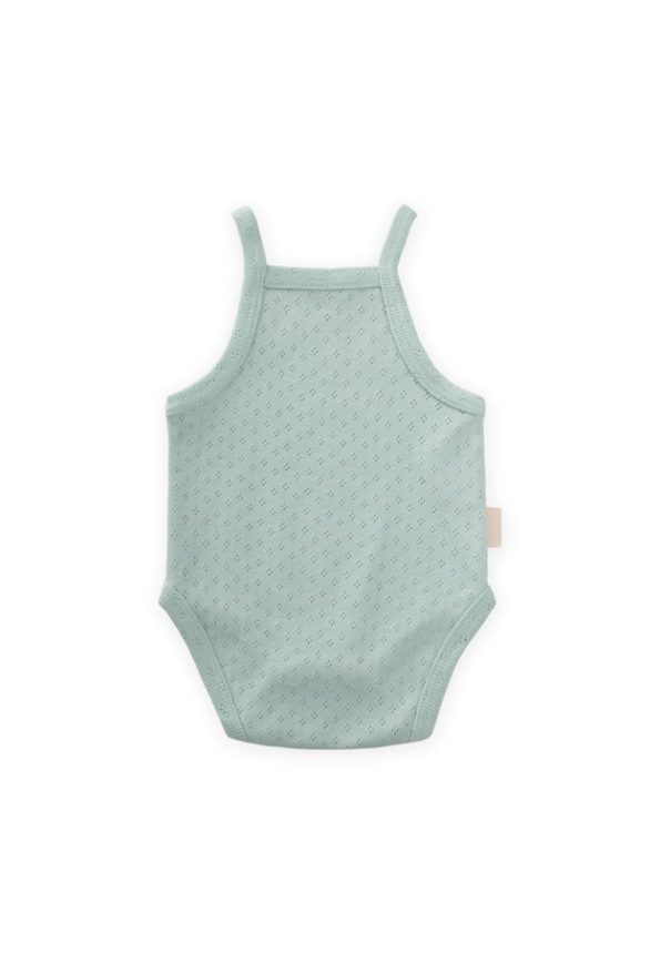 Airy Sleeveless Bodysuit 0-3 Years Mint Green