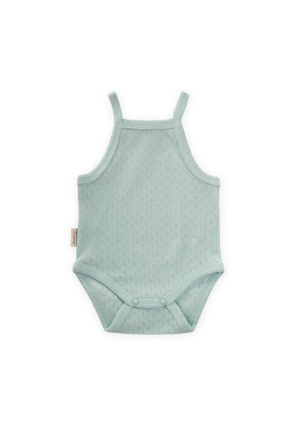 Airy Sleeveless Bodysuit 0-3 Years Mint Green