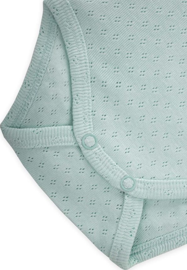 Airy Sleeveless Bodysuit 0-3 Years Mint Green
