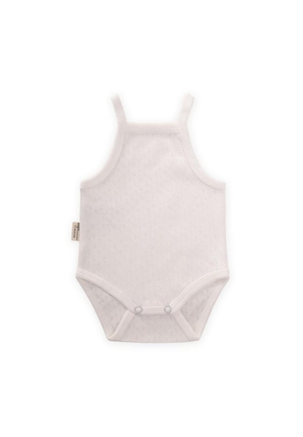 Airy Sleeveless Bodysuit 0-3 Years Off-White