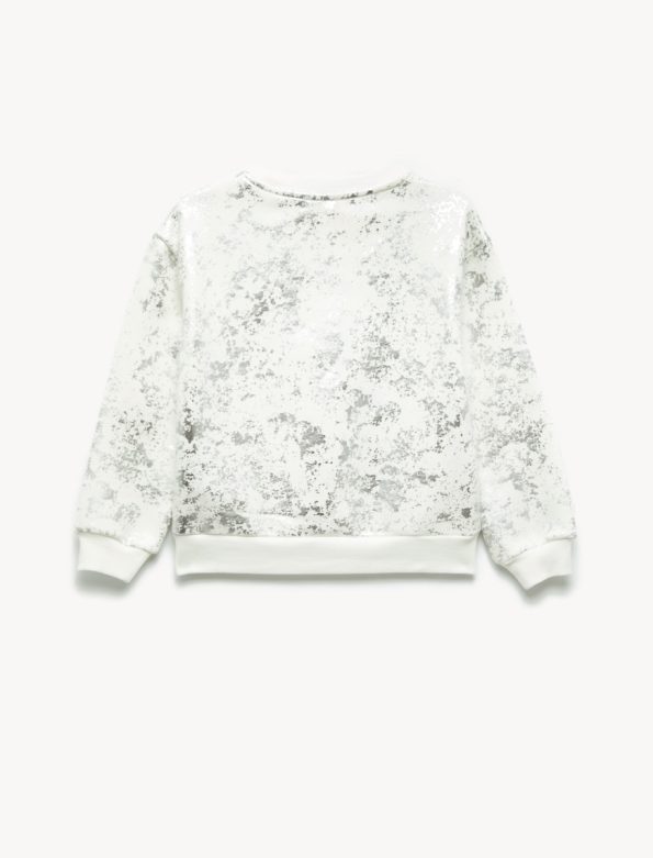 Girl Patterned Sweatshirt