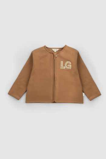 Organic Cotton Baby Jacket Brown