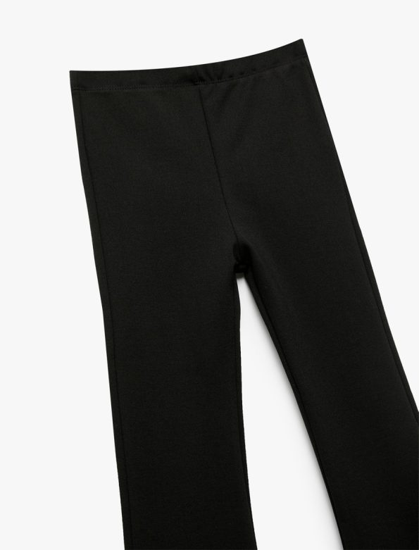 Girls' Baby Basic Flared Tights with Viscose Blend