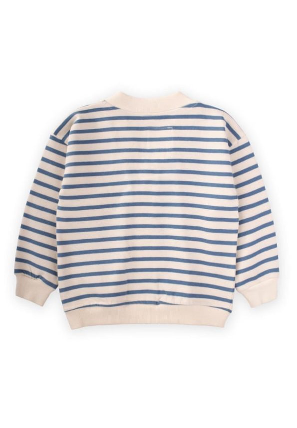 Striped Cardigan 2-10 Years Indigo Blue