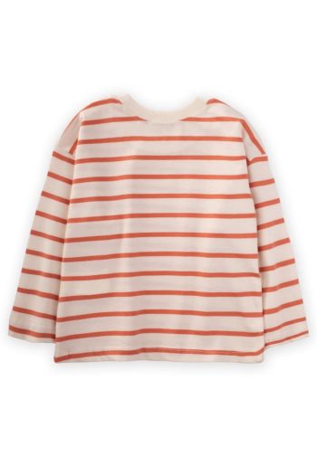 Striped Seasonal T-Shirt for Ages 1-10 in Orange