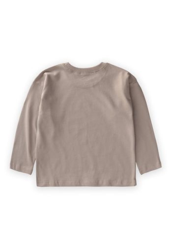Seasonal T-Shirt with Label Details for Ages 2-10 - Fawn