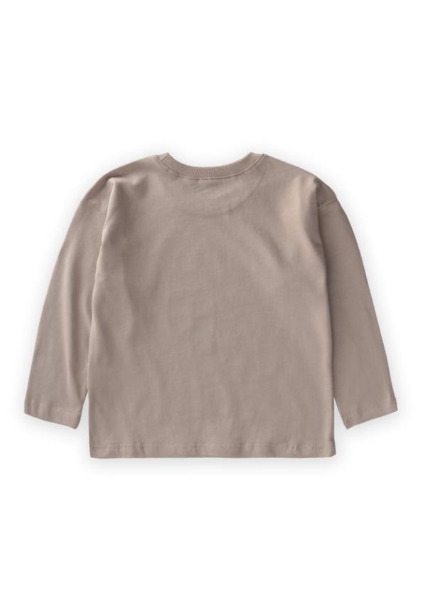 Seasonal T-Shirt with Label Details for Ages 2-10 - Fawn