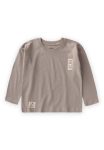 Seasonal T-Shirt with Label Details for Ages 2-10 - Fawn