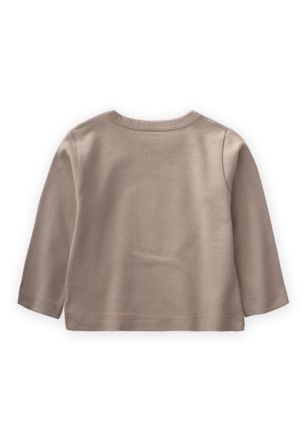 Printed Seasonal T-Shirt for Ages 0-4 in Beige