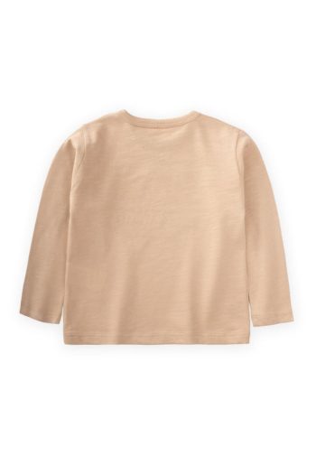 Seek Wildlife Embroidered Seasonal T-Shirt for Ages 1-7 Beige