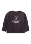 Seek Wildlife Embroidered Seasonal T-Shirt 1-7 Years Black
